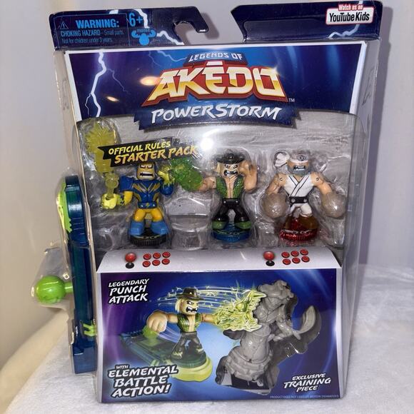 Legends of Akedo Powerstorm Official Rules Starter Pack Stone Strike Statue NEW - Picture 1 of 4